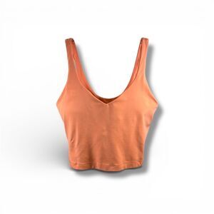Lululemon Align Tank Nulu in Orange Soda Size 8